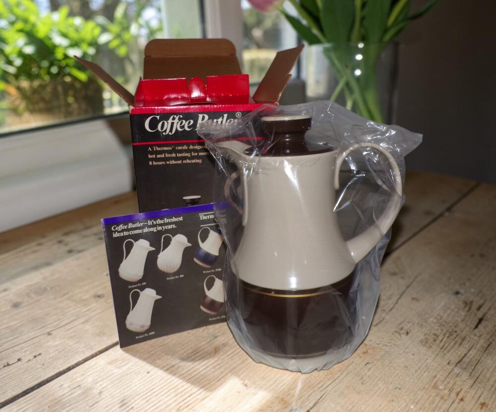 Coffee Butler Thermos Carafe 32 Ounce Vintage 1983 Still in Box Never Used
